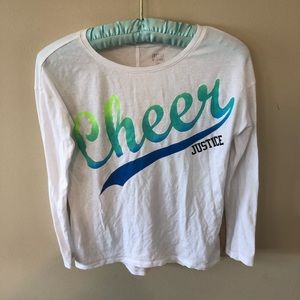 Justice cheer shirt